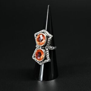 NICKY BUTLER 925 Sterling Silver Honey Quartz Designer Signed Ring NWT 12 grams